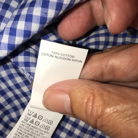 *Host Pick* NWT Lucky Brand Gingham Top - Picture 5 of 6